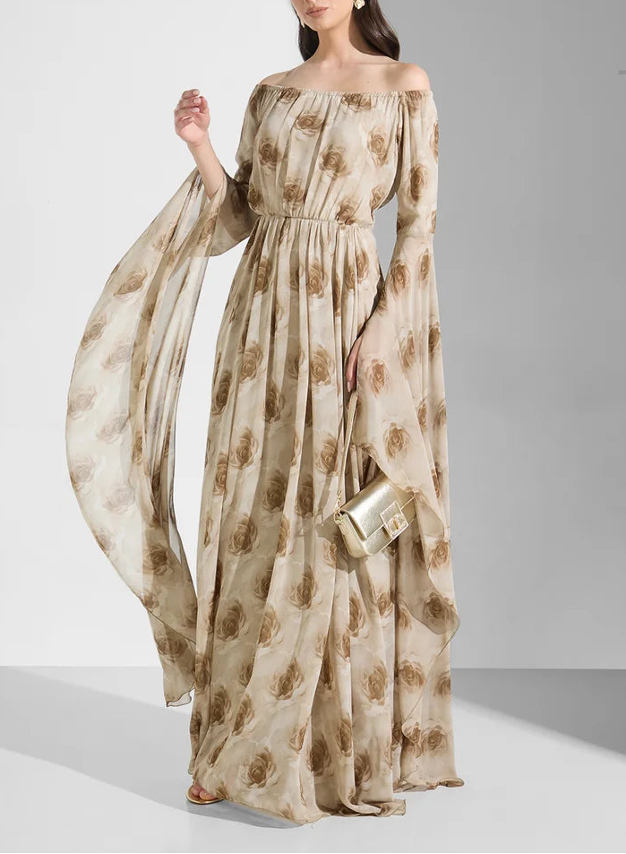 Floral Chiffon Dress