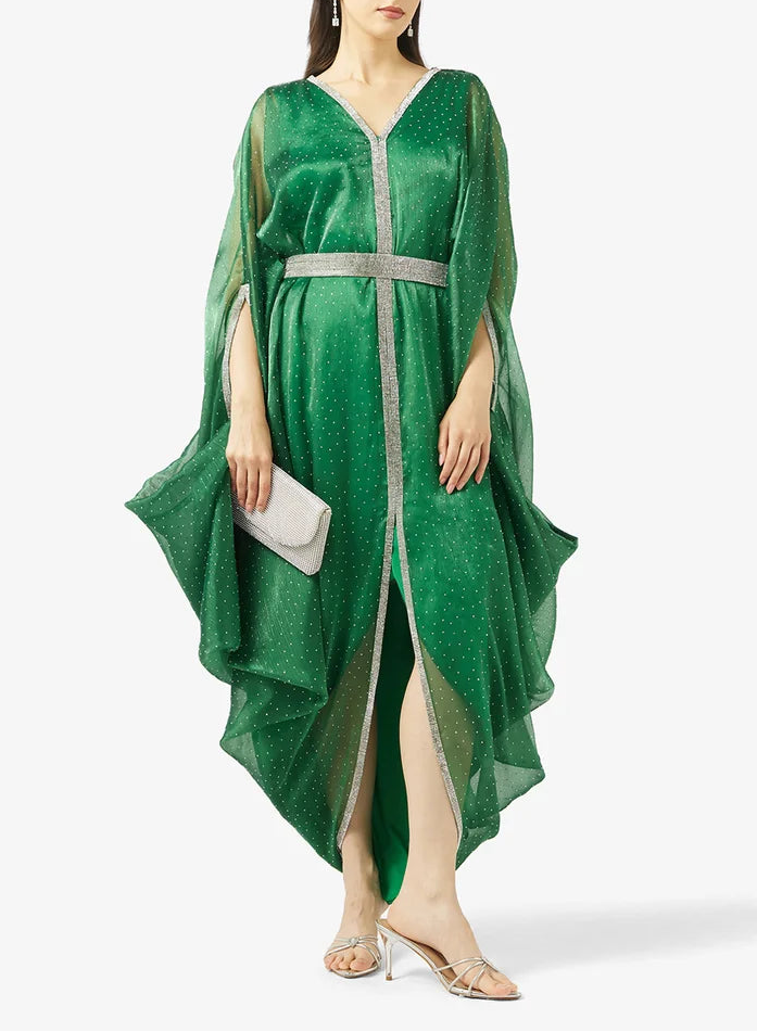Vneck Midi Dress