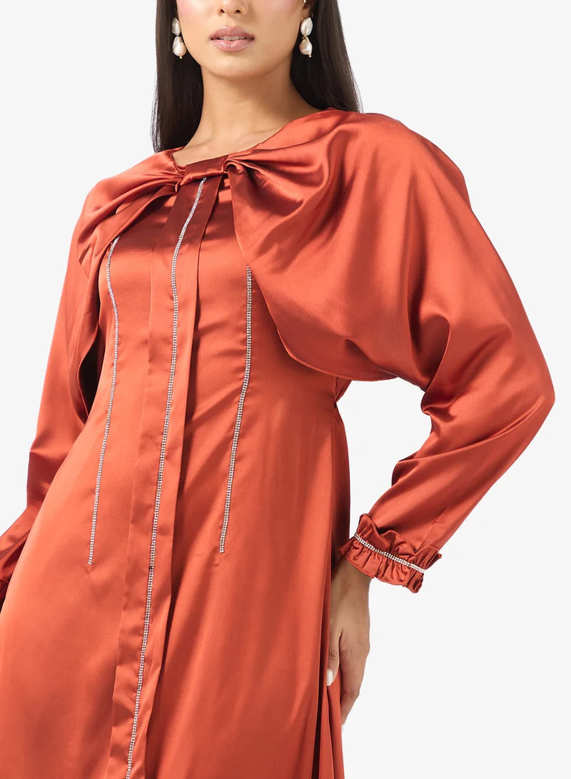 Embellished Kaftan Dress