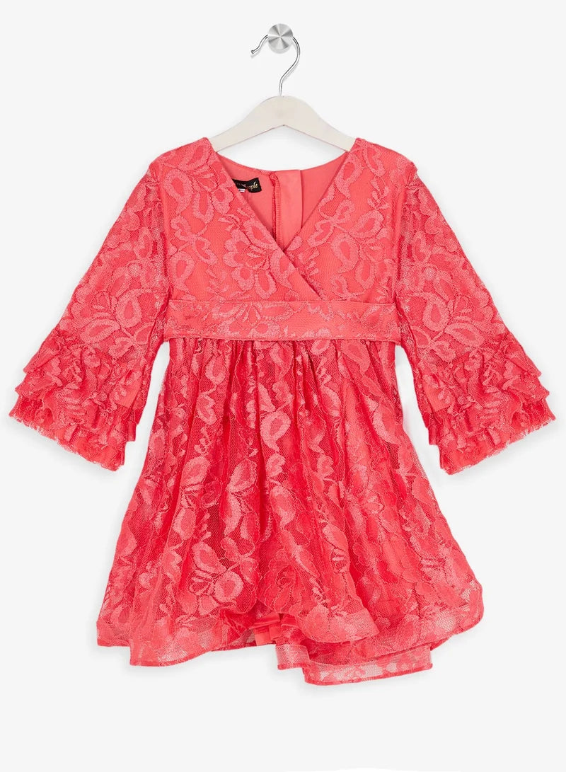 Little Ruffle Sleeve Dress