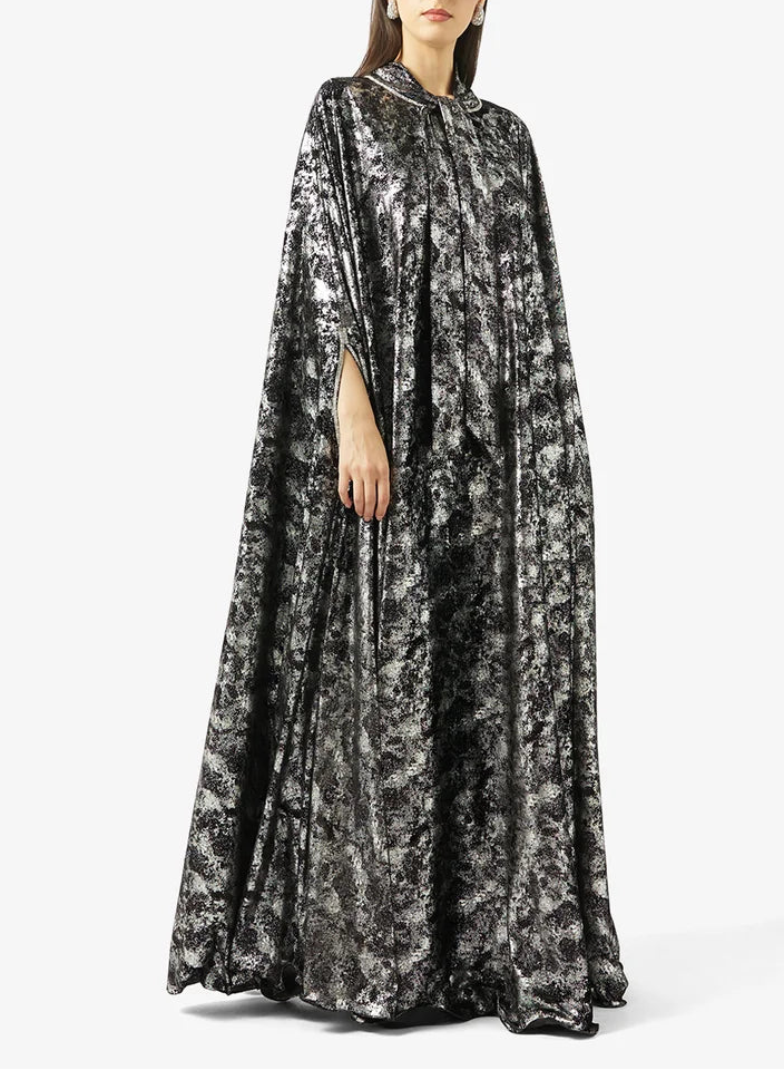 Tie-Up Metallic Kaftan