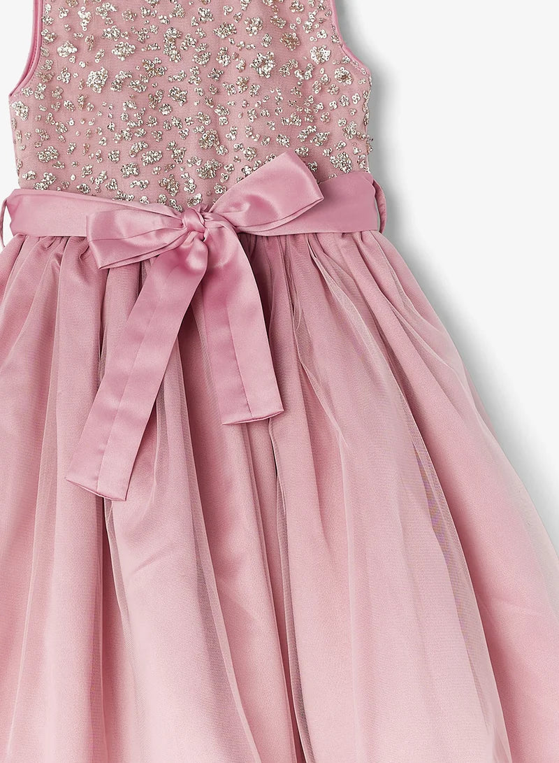 Embellished Sleeveless Dress
