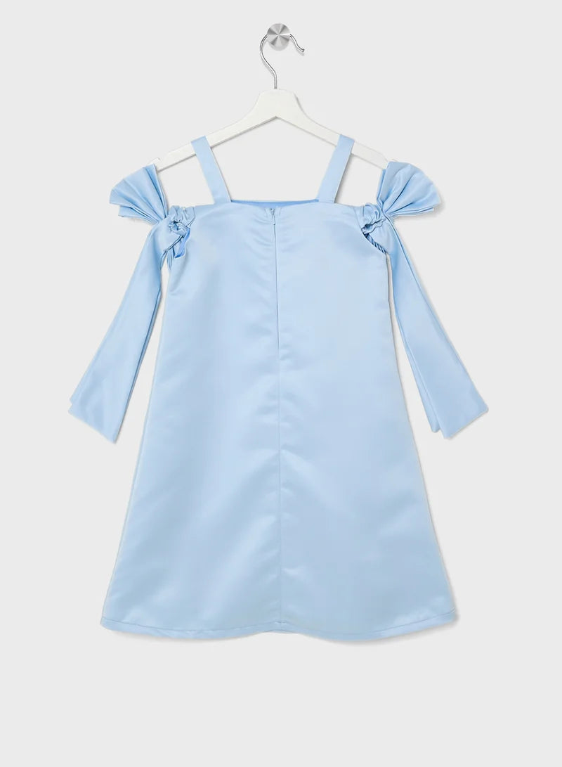 Bow Shoulder Dress