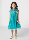 Sequin Bodice Tulle Dress