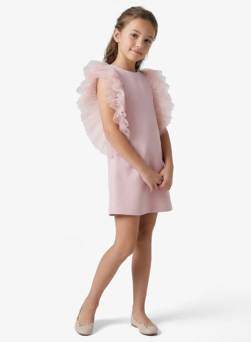 Little Ruffle Shoulder Dress