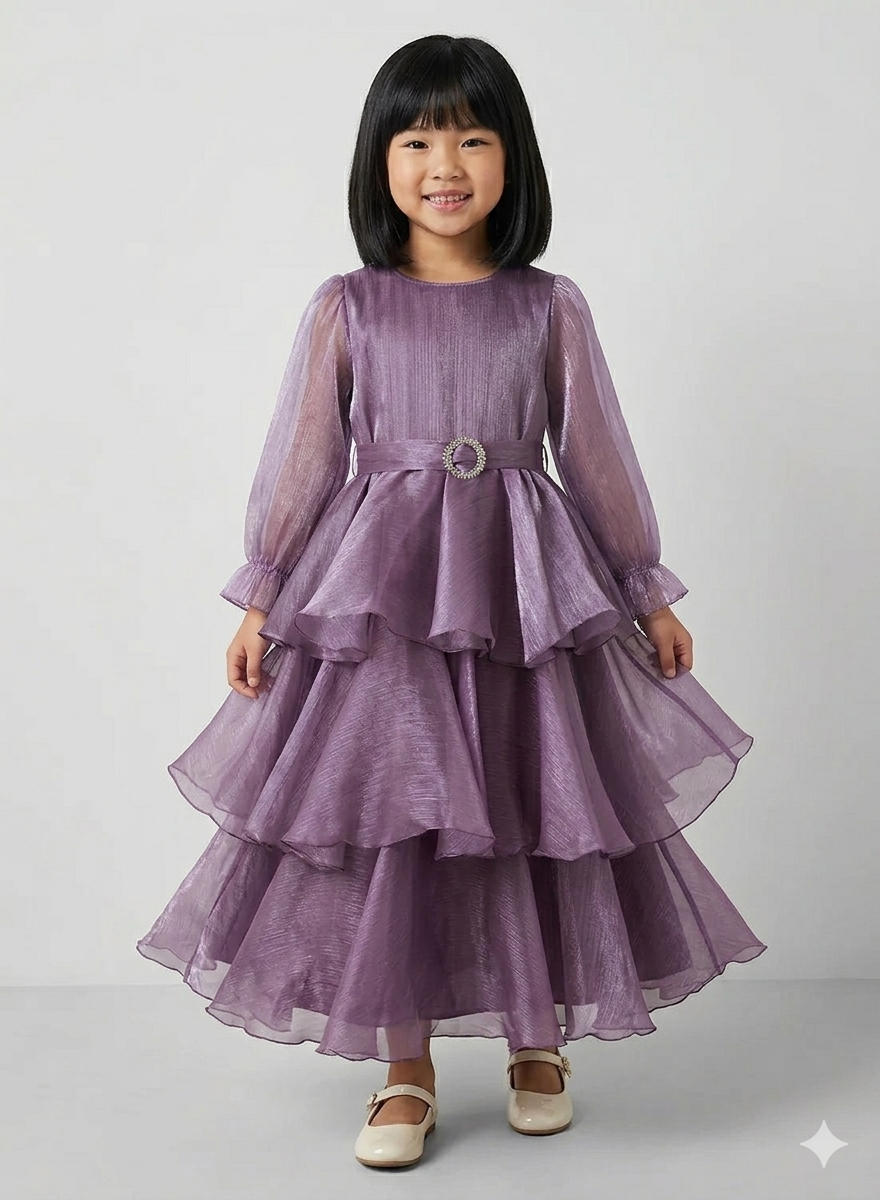 Kids Puff Sleeve Dress