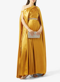 Slit Sleeves With Belt Maxi Dress