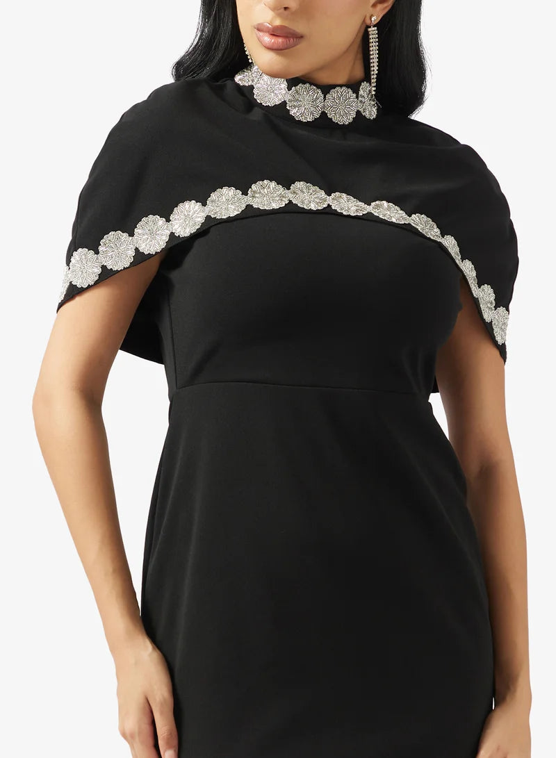 Short Sleeves Maxi Dress