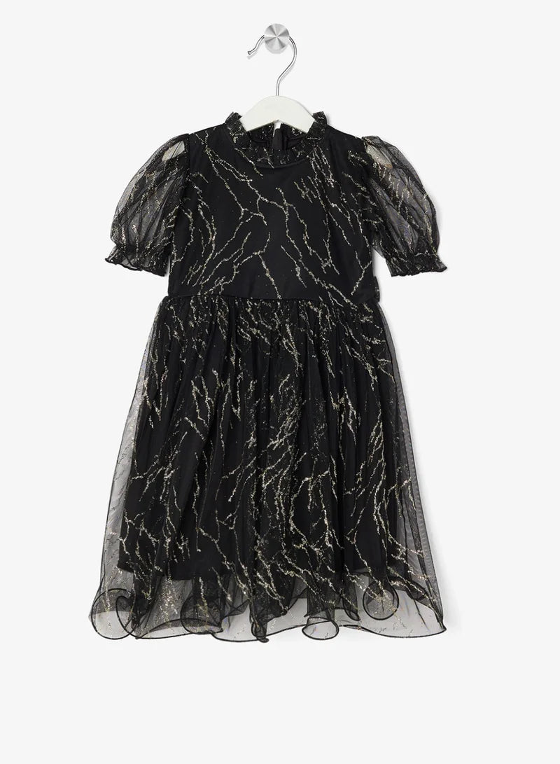 Little Sparkle Mesh Dress
