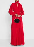 Ruffle Top Design Maxi Dress