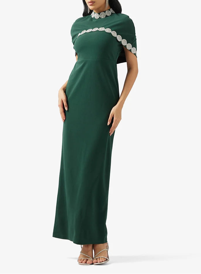 Short Sleeves Maxi Dress
