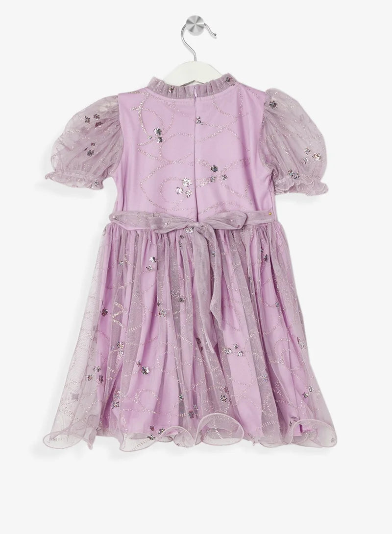Little Sparkle Mesh Dress