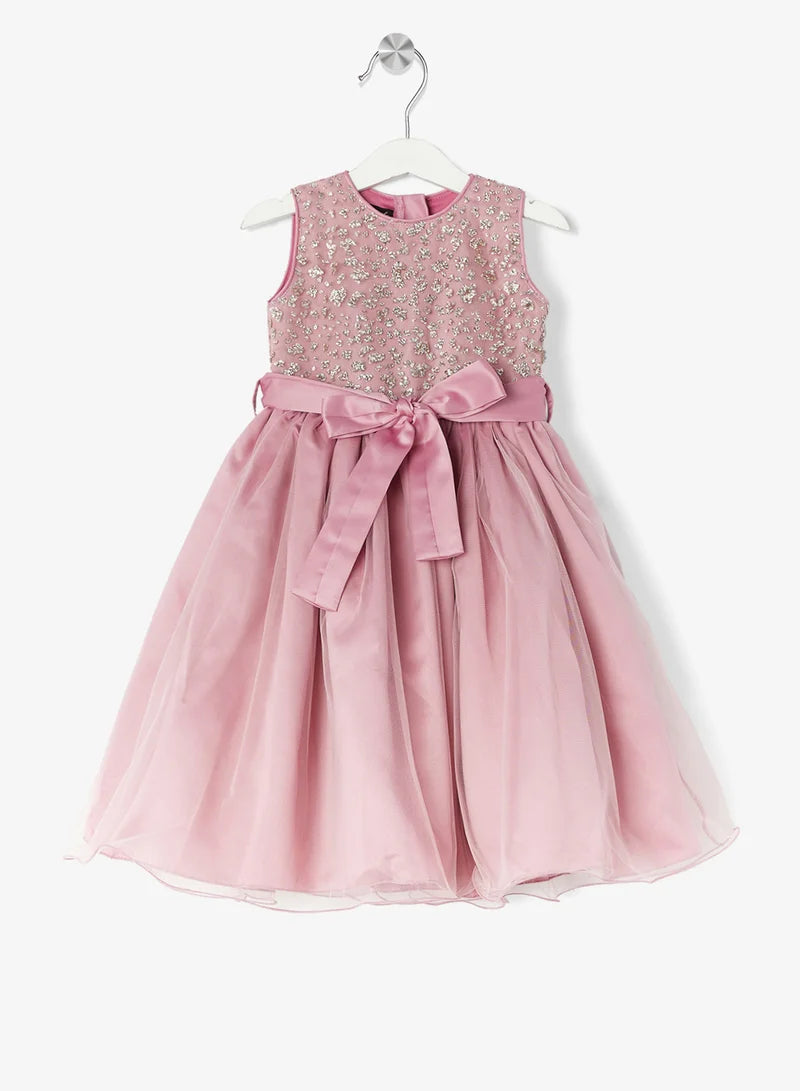 Embellished Sleeveless Dress