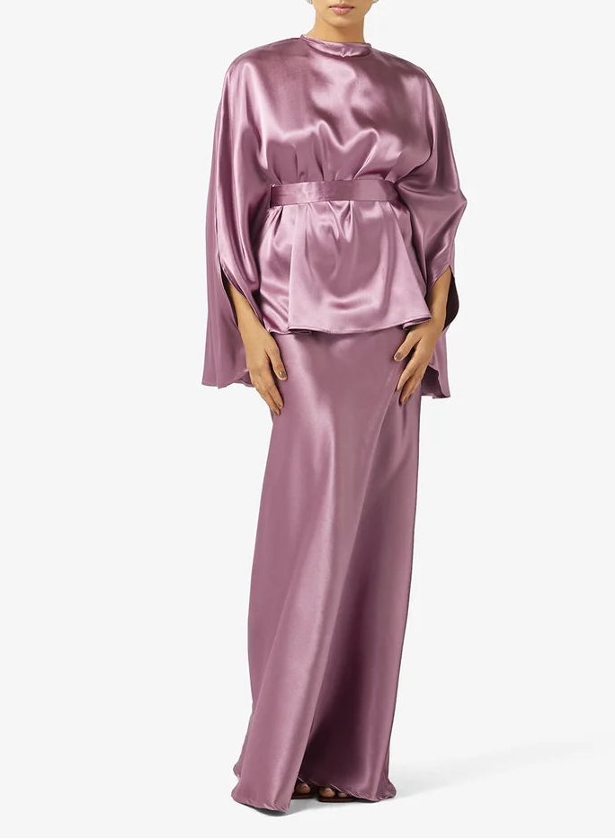 Crew Neck Belted 2PCS Set