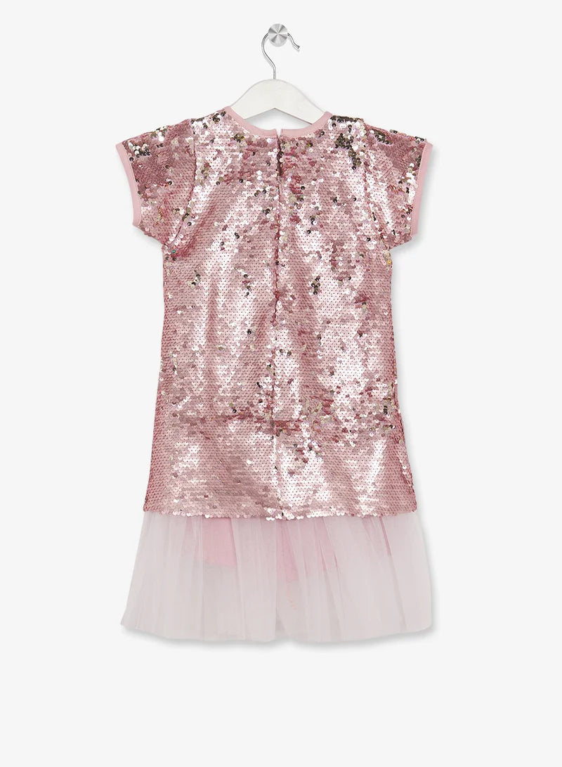 Little Sequin Detailed Dress