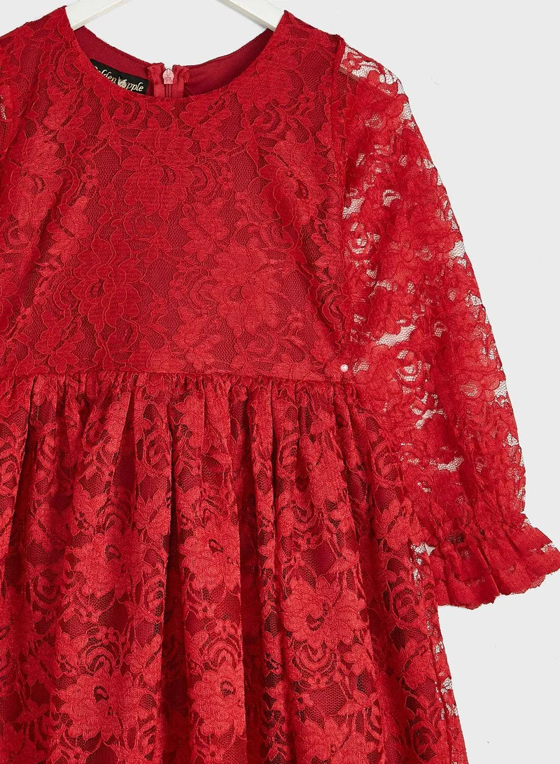 Lace A-Line Dress