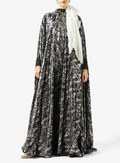 Tie-Up Metallic Kaftan
