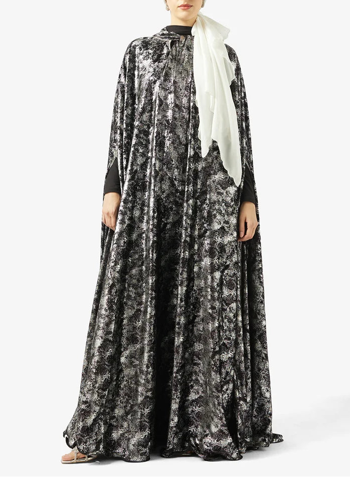 Tie-Up Metallic Kaftan