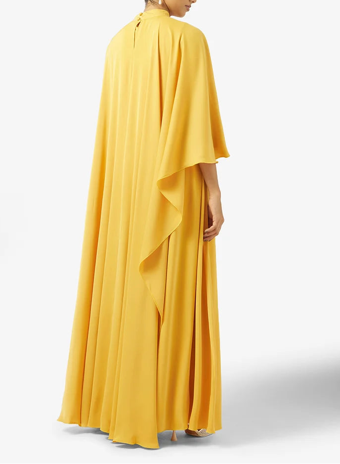 Embellished Silk Maxi Dress