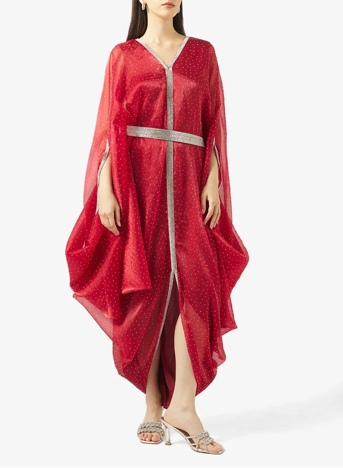 Vneck Midi Dress