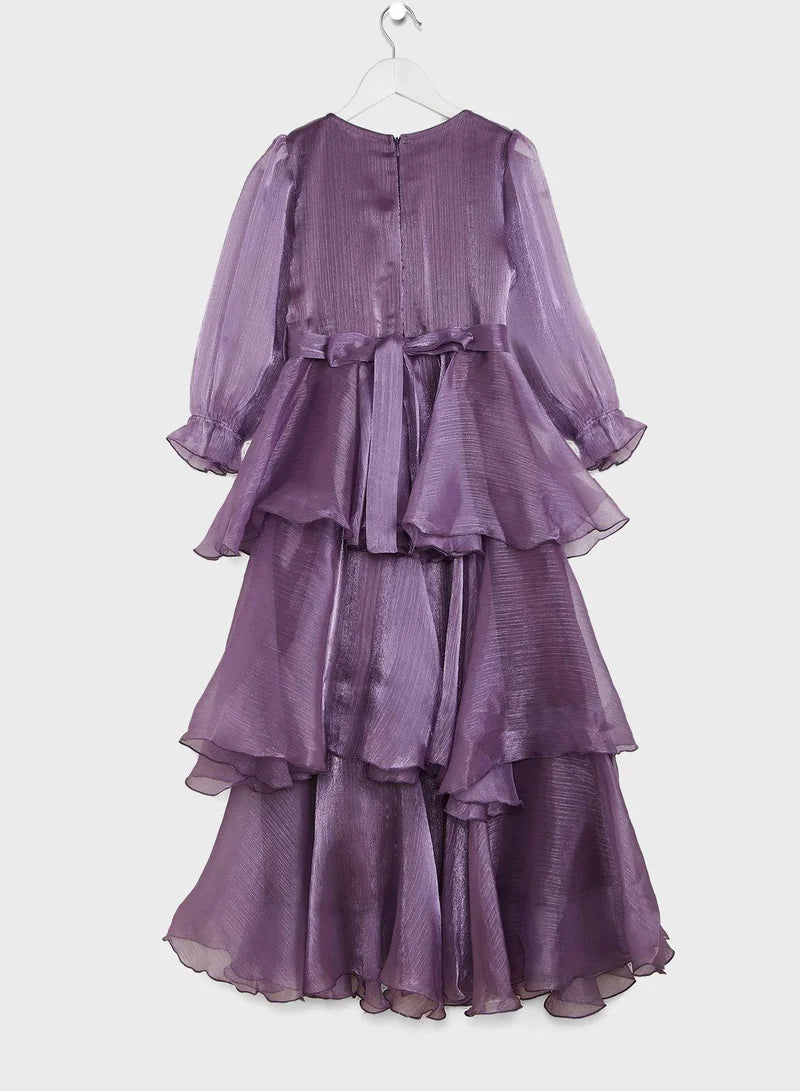 Kids Puff Sleeve Dress