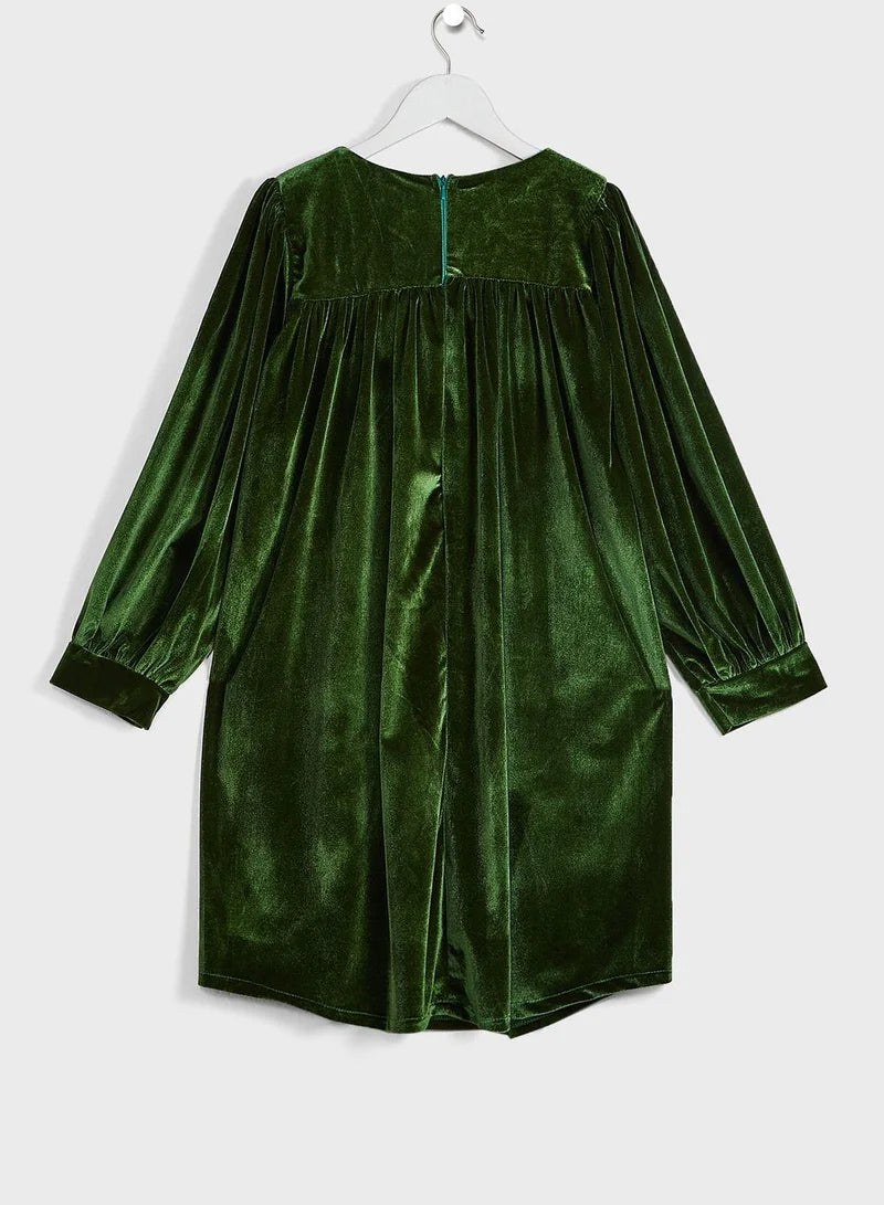 Velvet Bow Dress