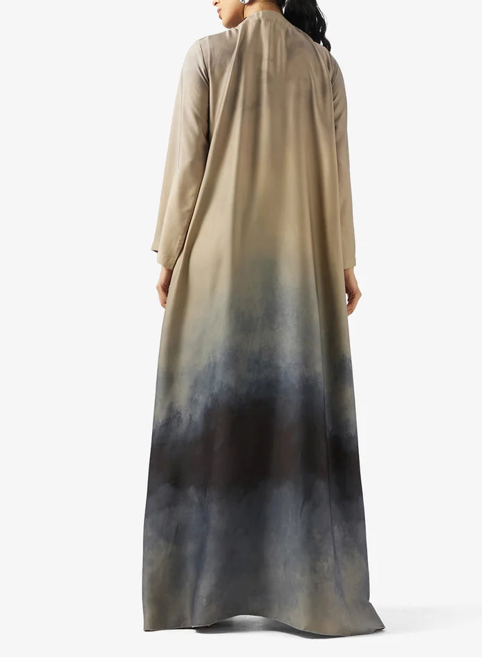 Printed 2PCS Set Abaya