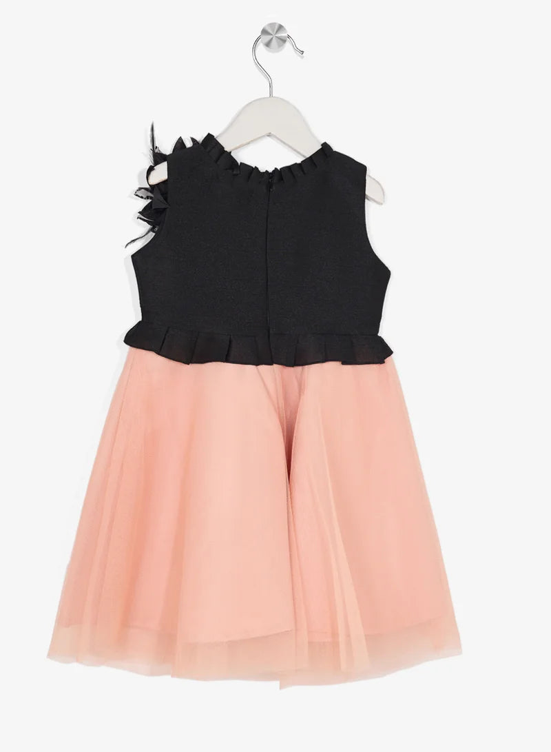 Little Cut Sleeve Dress