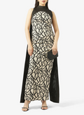 High Neck Maxi Dress