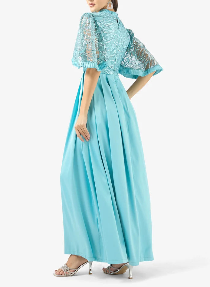 Sequin Detail Maxi Dress