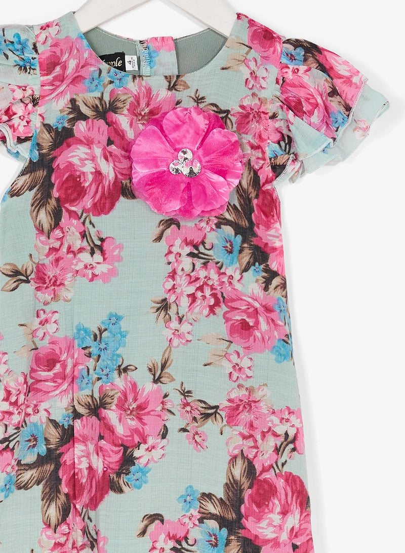 Little Floral Print Dress