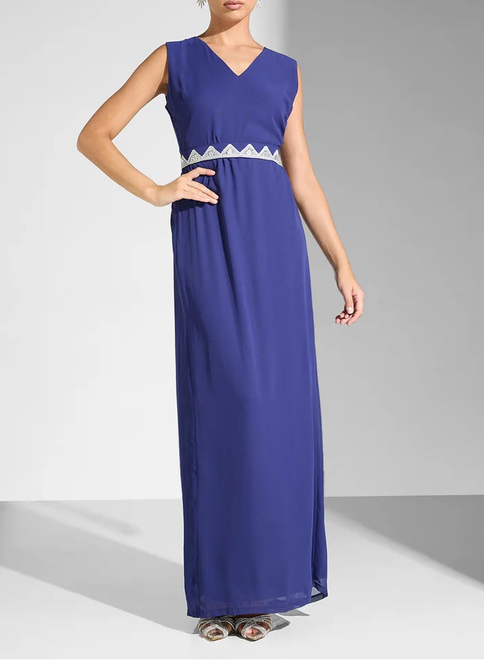Sheer Overlay Dress