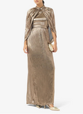 Crinkle Chiffon Maxi Dress