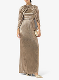 Crinkle Chiffon Maxi Dress