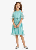 Little Cold Shoulder Solid Dress