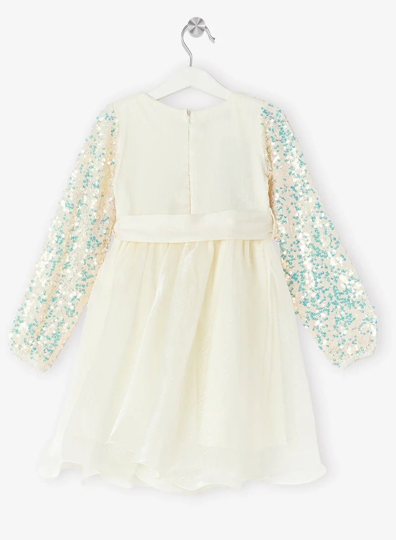 Sequin Bodice Dress