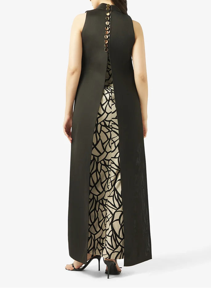 High Neck Maxi Dress