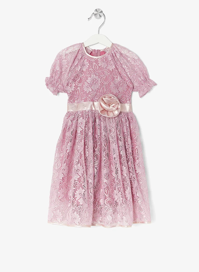 Lace Floral Dress