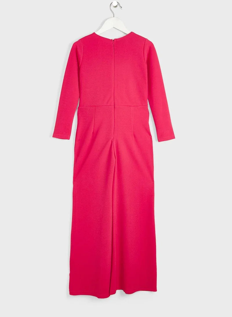 Tie-Waist Maxi Dress