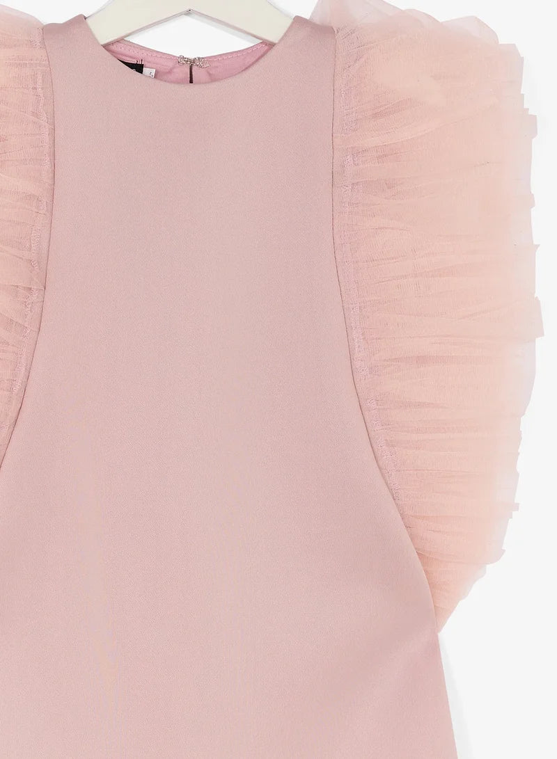Little Ruffle Shoulder Dress