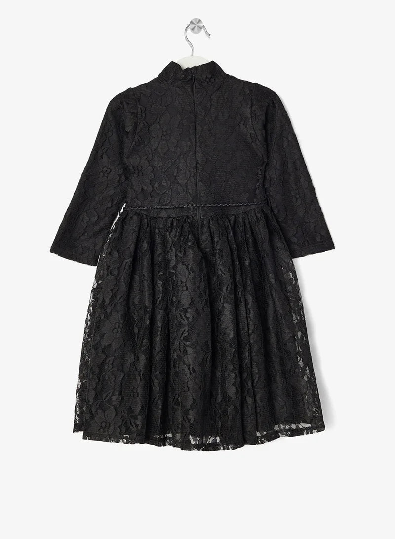 Little Lace Tassel Dress