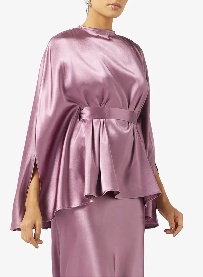 Crew Neck Belted 2PCS Set