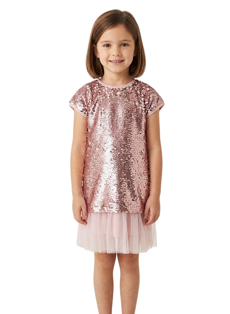 Little Sequin Detailed Dress