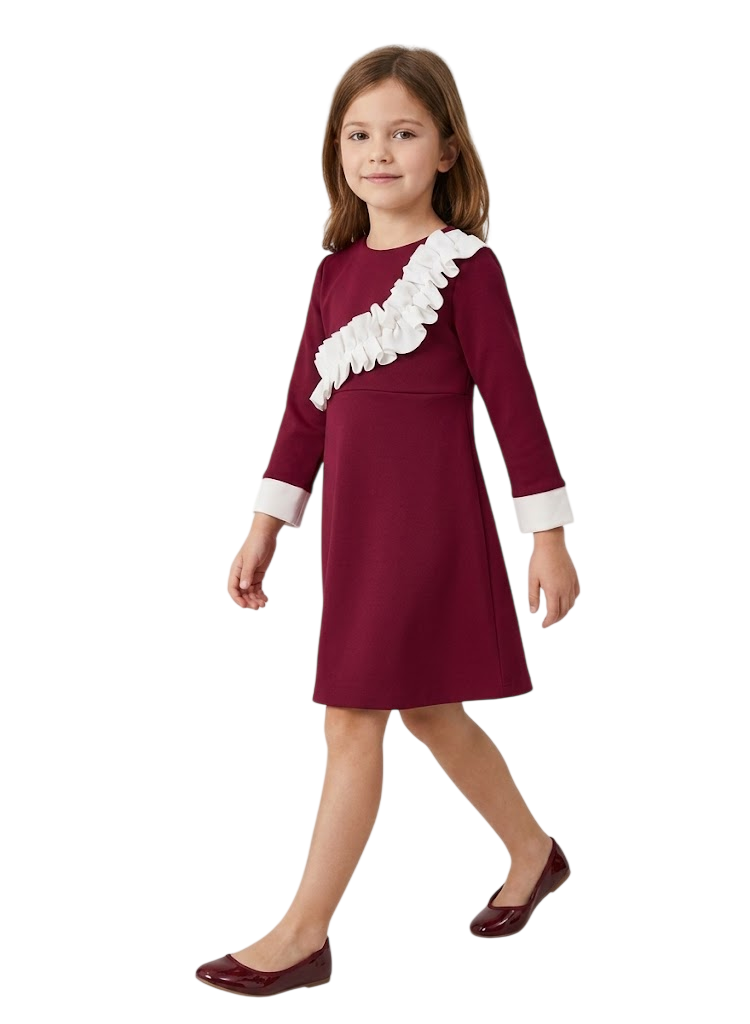 Little Ruffled A Line Dress