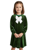 Velvet Bow Dress