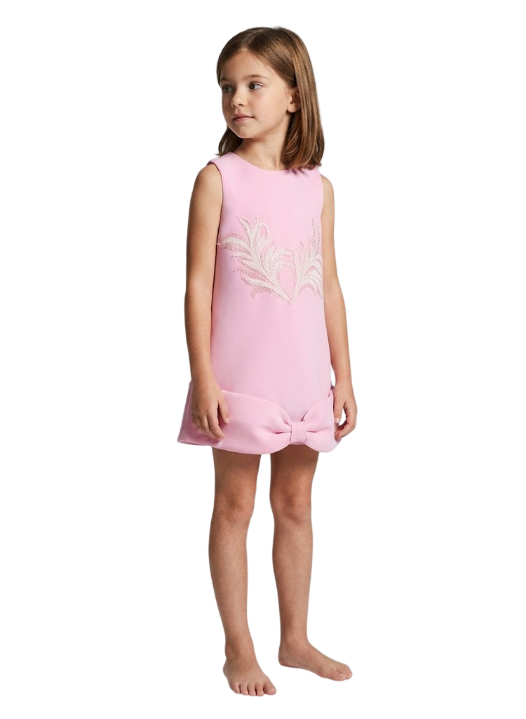Little Cut Sleeves With Bow Design