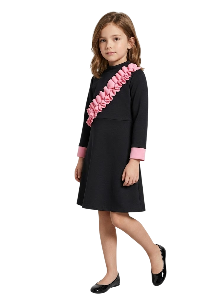 Little Ruffled A Line Dress