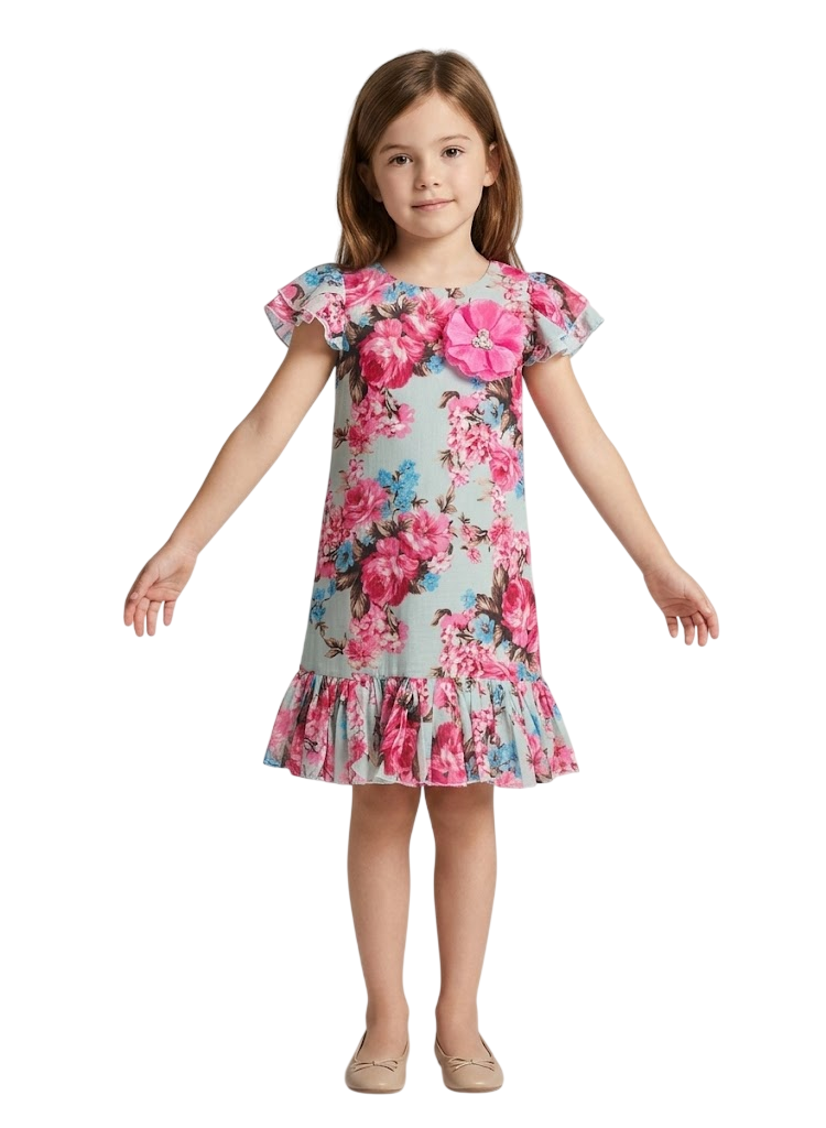 Little Floral Print Dress