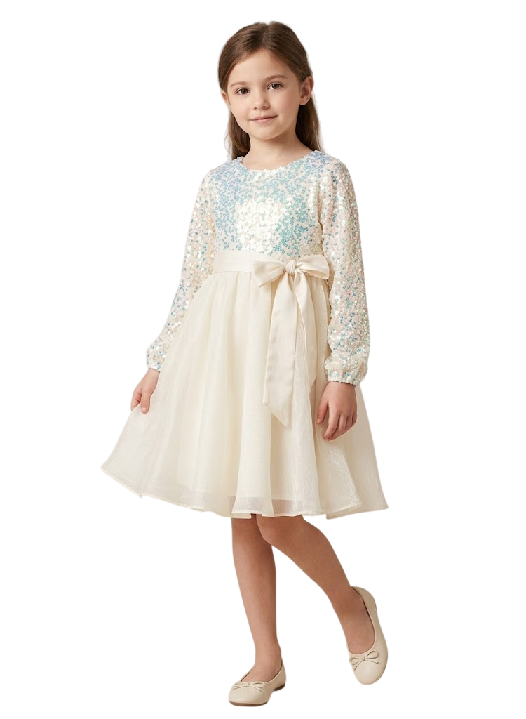 Sequin Bodice Dress